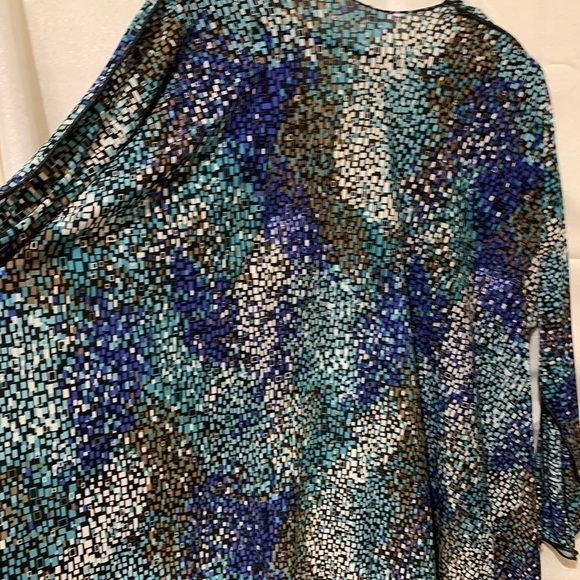 3/$28❤️custom made multicolor loose, fit extra-large, long sleeve blouse - Picture 5 of 5